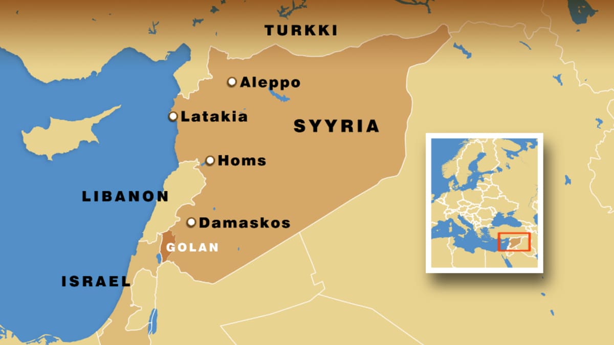 Syyrian kartta.