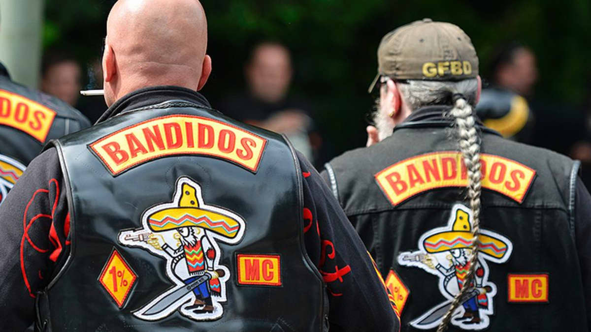 Bandidos-jengin jäseniä.