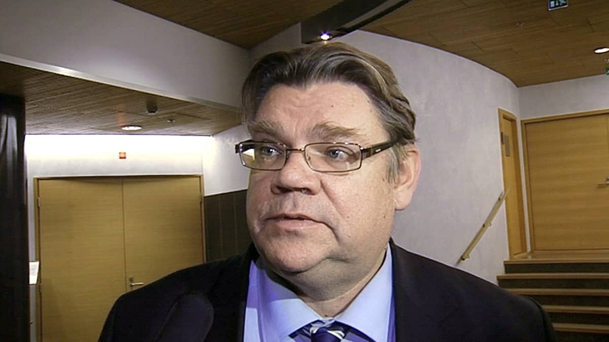 Perussuomalaisten puheenjohtaja Timo Soini.