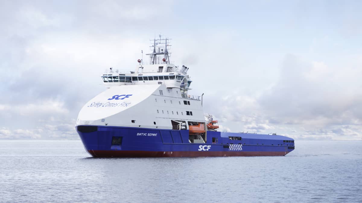 Venäläiset omistavat telakkayhtiö Arctech Helsinki Shipyard Oy:stä jo puolet. Kuvassa NB-506 Vitus Bering 2.