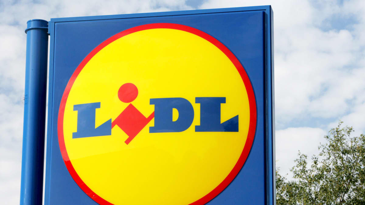 Lidl-myymälän logo.