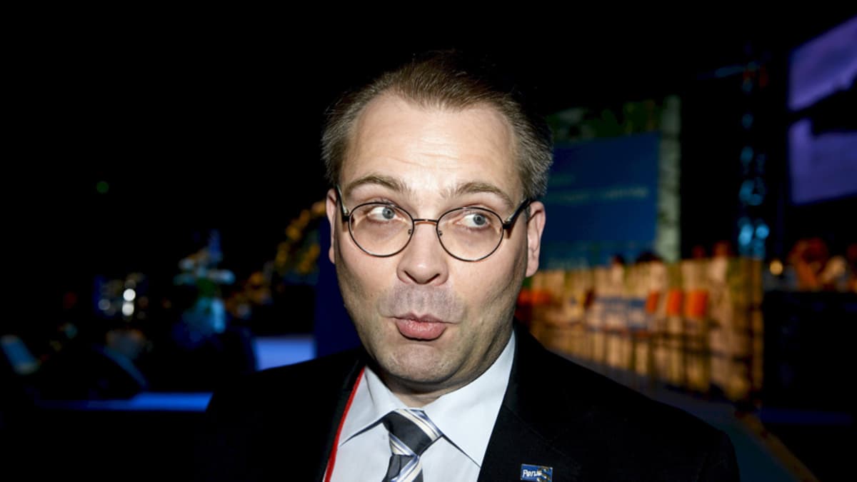 Jussi Niinistö perussuomalaisten puoluekokouksessa kesäkuussa 2013.