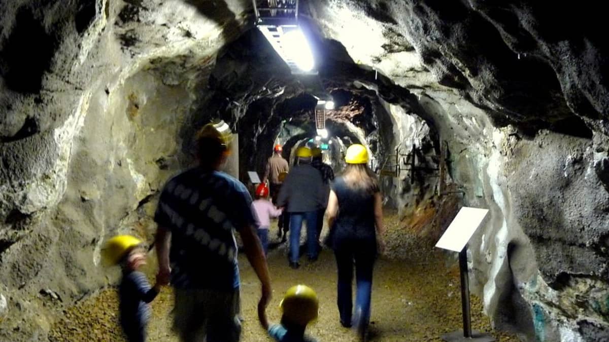 Outokummun Vanhan kaivoksen kaivoskäytävä