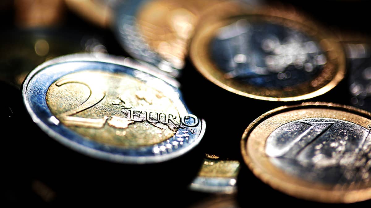 Euro-kolikoita.