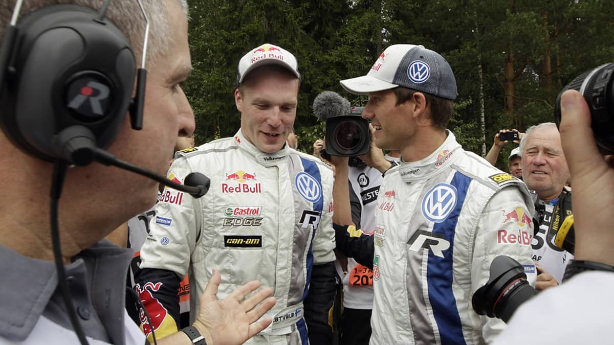Jari-Matti Latvala Sebastien Ogier Ruuhinmäki 2