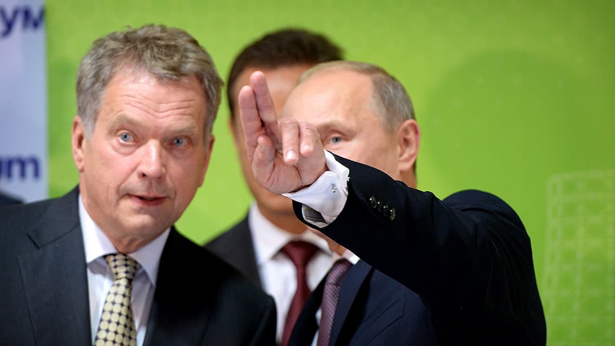 Sauli Niinistö ja Vladimir Putin.