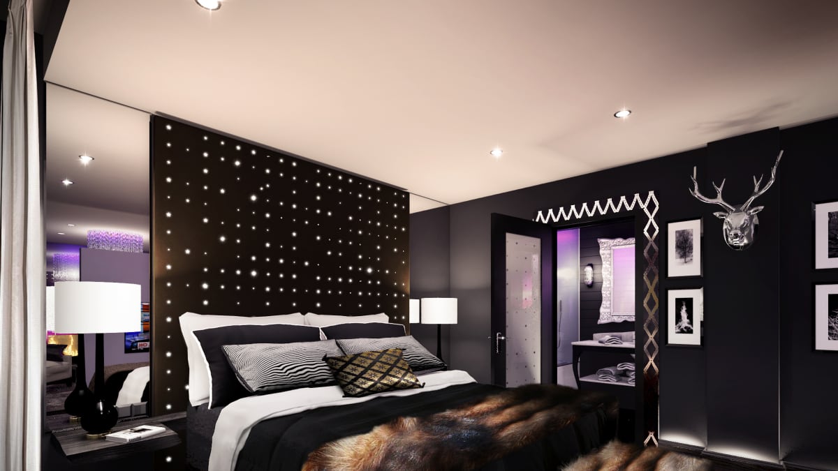 Arctic Light -hotelli hotellihuone