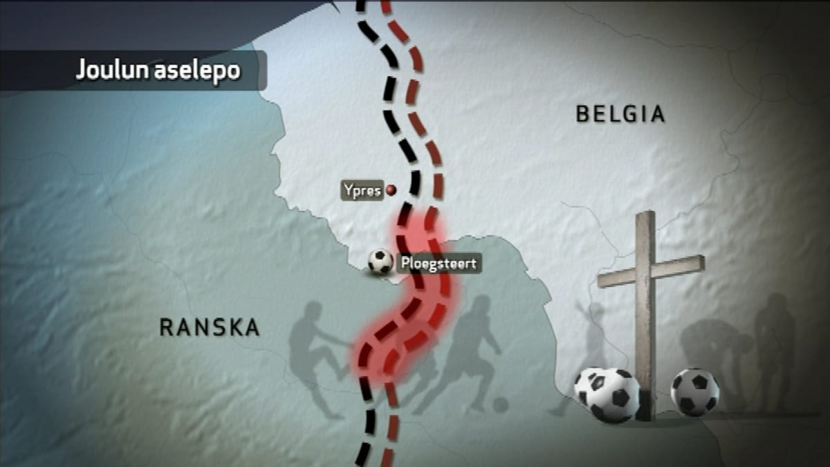 Aselepoja solmittiin länsirintamalla  spontaanisti lähinnä brittien rintamalohkolla Belgian ja Ranskan rajalla. 