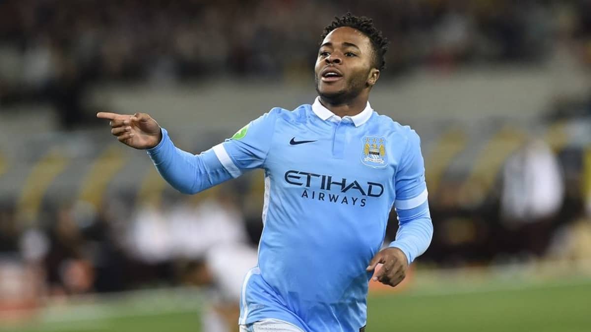 Raheem Sterling tuulettaa