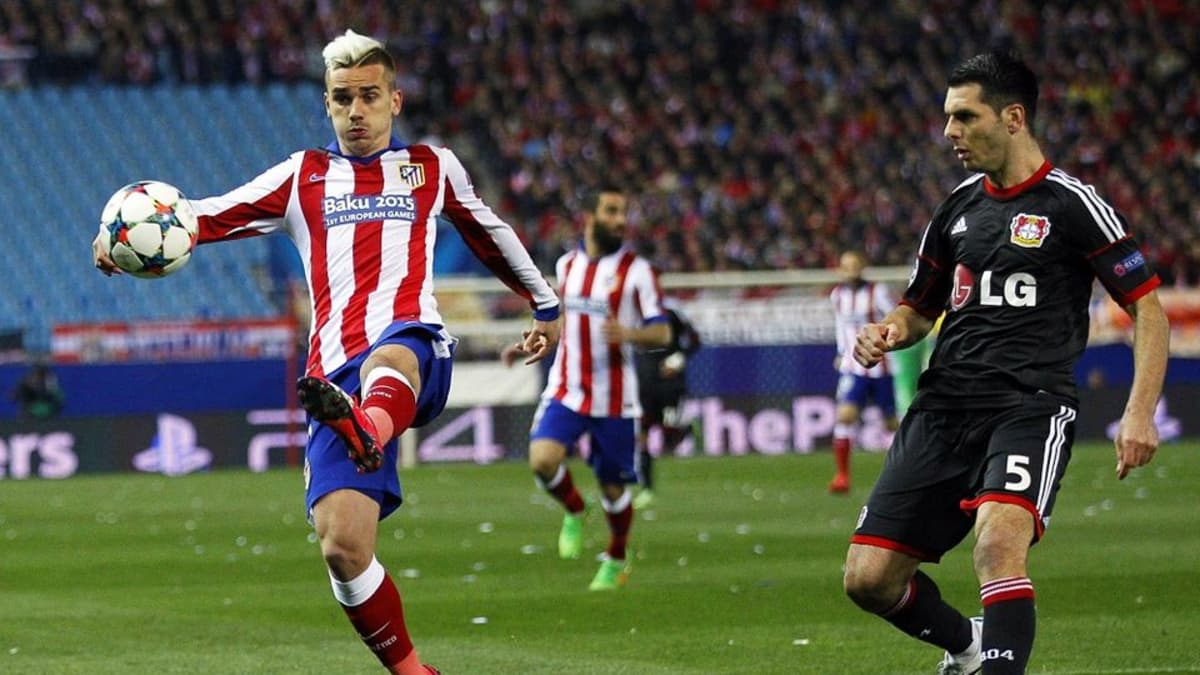 Antoine Griezmann ja Emir Spahic