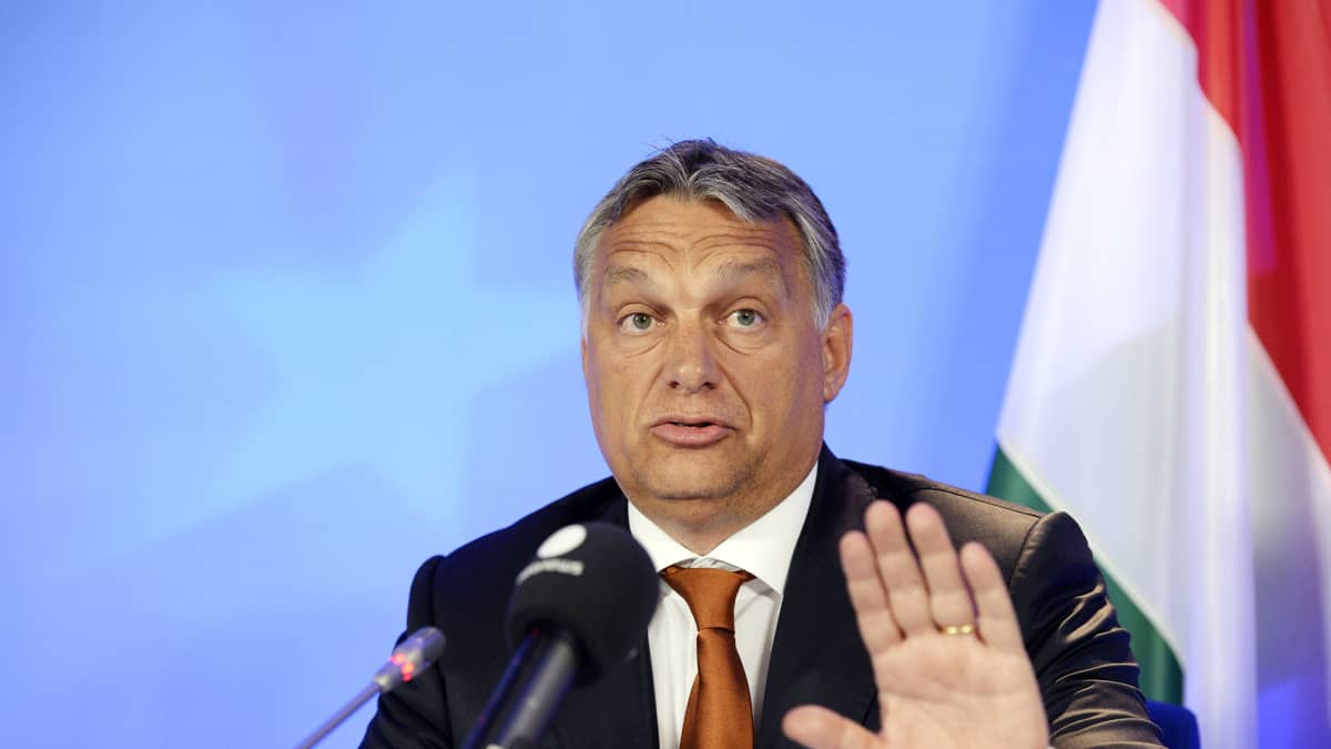 Unkarin pääministeri Viktor Orban valokuvassa 3. syyskuuta.