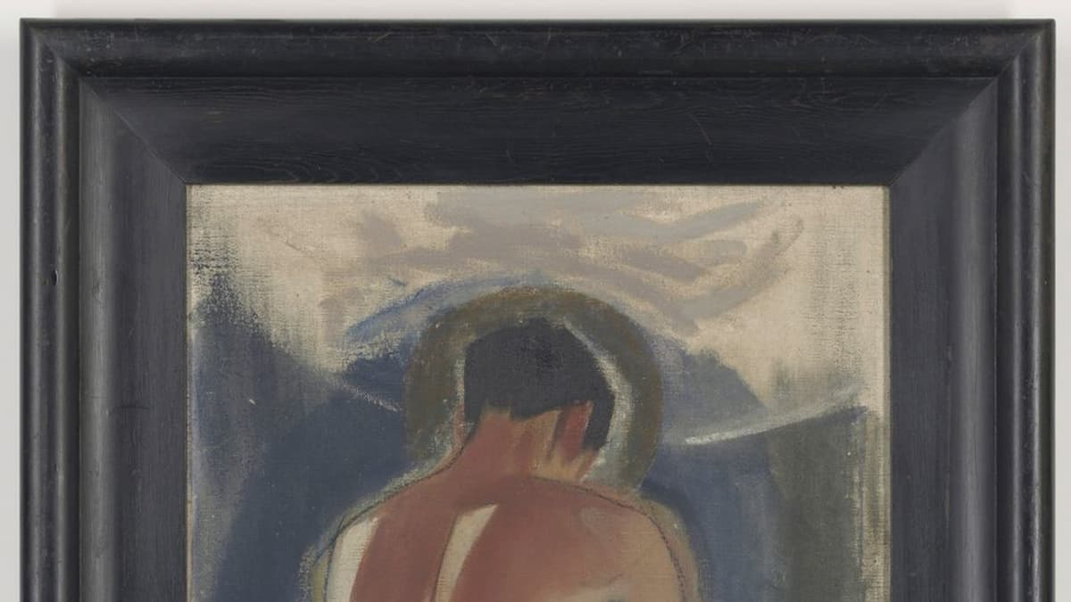 Helen Schjerfbeckin maalaus ryövari paratiisin portilla.