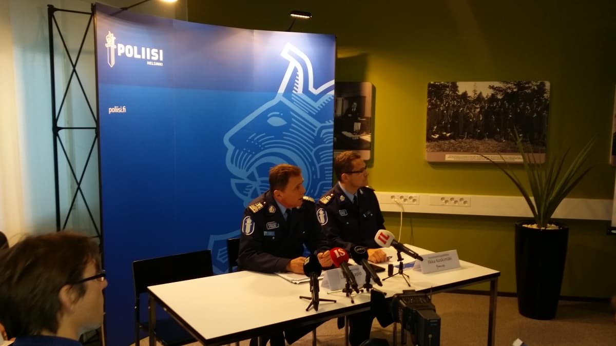 Helsingin poliisin kertoi tiedotustilaisuudessa kaupungin turvallisuustilanteesta.