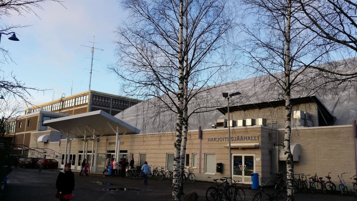 Hipposhalli Jyväskylässä.