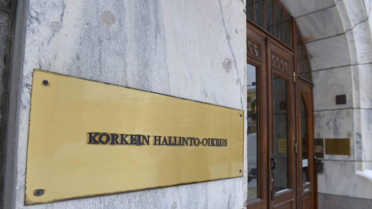 Korkein hallinto-oikeus Helsingissä 18. tammikuuta 2016.