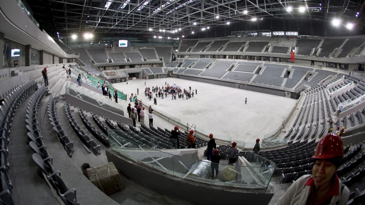 Pekingin kesäolympialaisten koripalloareena muutetaan jäähalliksi vuoden 2022 talvikisoihin.