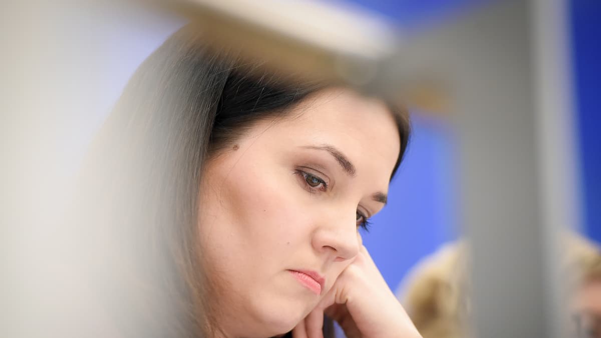 Opetus- ja kulttuuriministeri Sanni Grahn-Laasonen (kok.) eduskunnan kyselytunnilla 10. maaliskuuta 2016.
