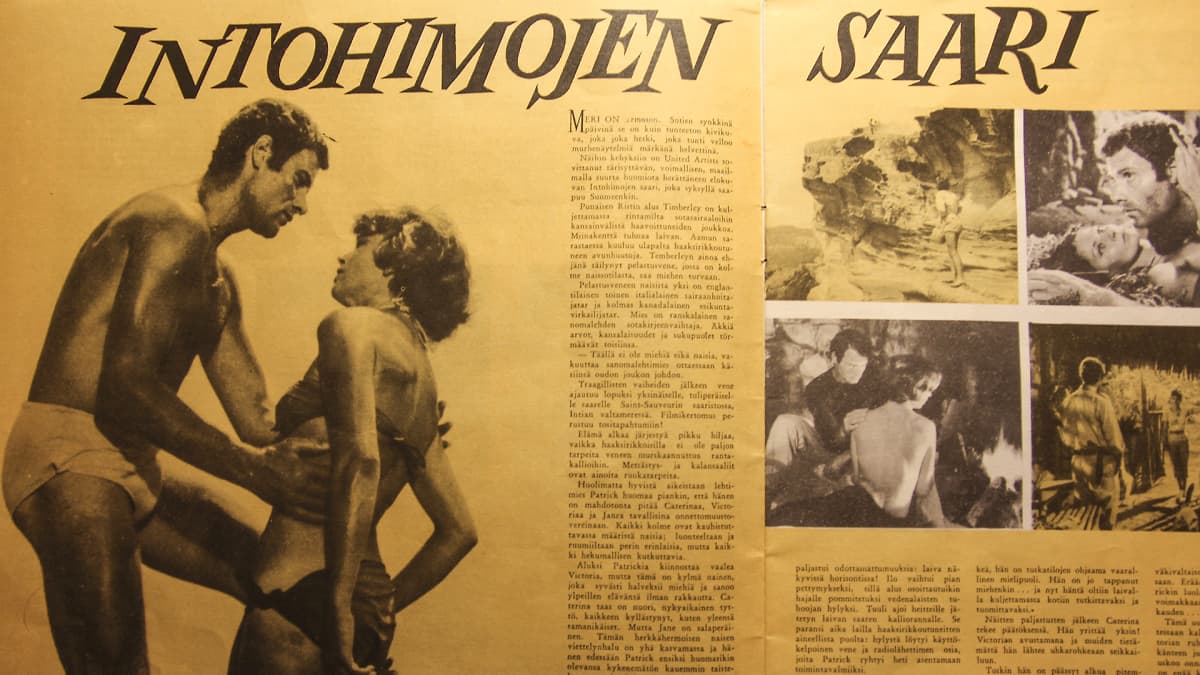 Aukeama vanhasta pehmopornolehdestä.