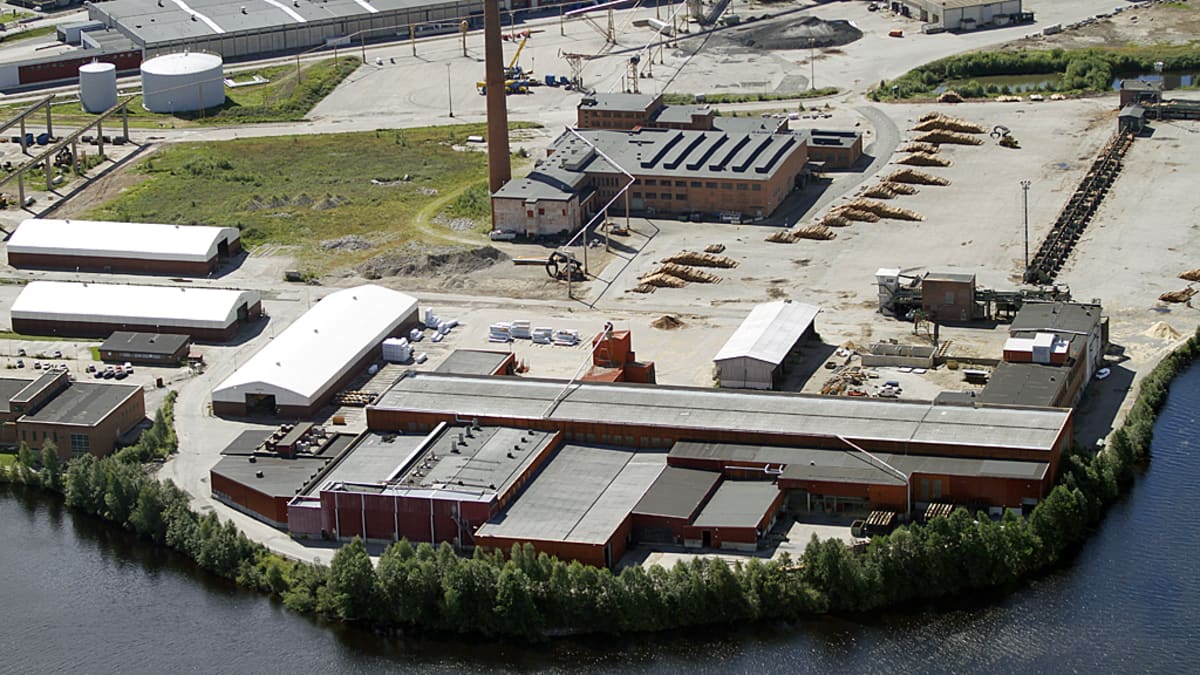 Saha Kajaanissa ilmakuvassa 