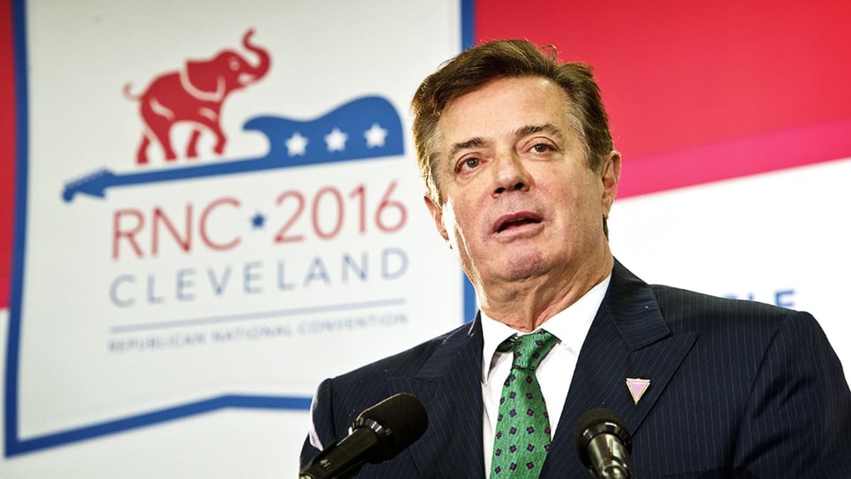 Trumpin kampanjapäällikkö Paul Manafort.