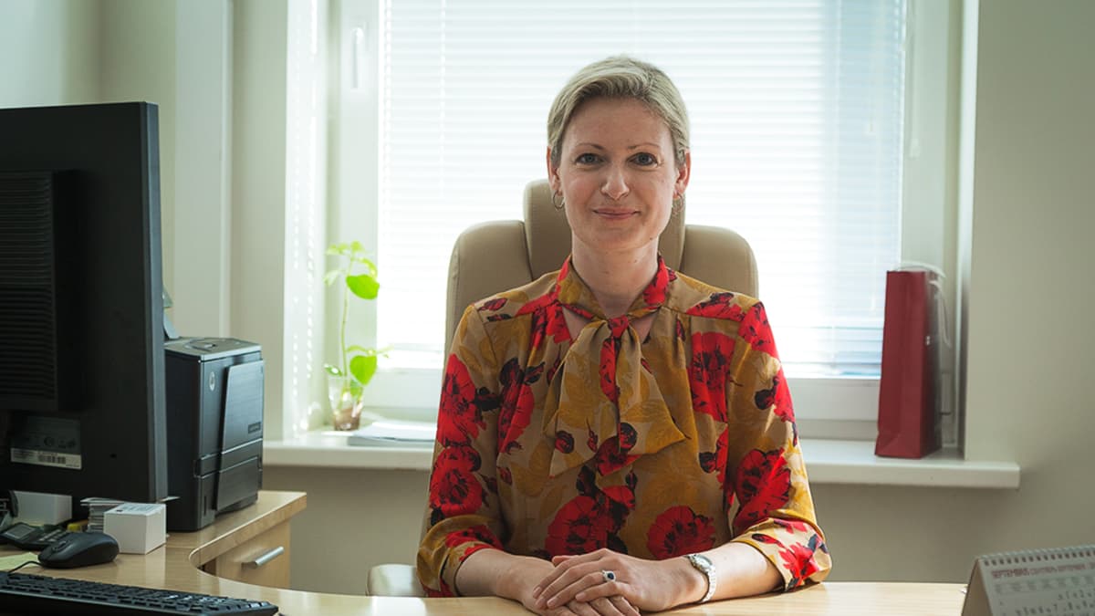 Stradiņš-yliopiston kansainvälisen osaston johtaja Baiba Pētersone.