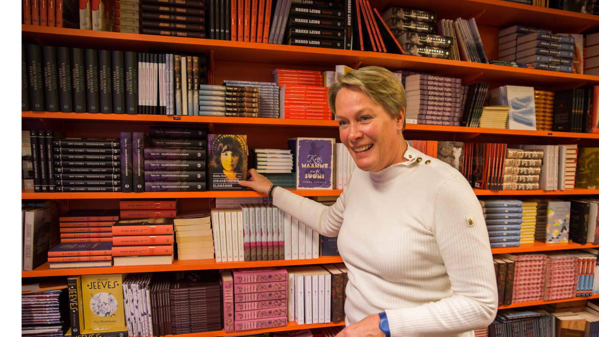 Teos-kustantamo on viime vuosina saanut usein Finlandia-palkinnon. Kuvassa toimitusjohtaja Nina Paavolainen.