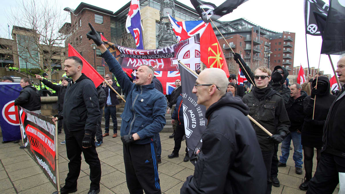 "White Man March" Newcastlessa 2015.