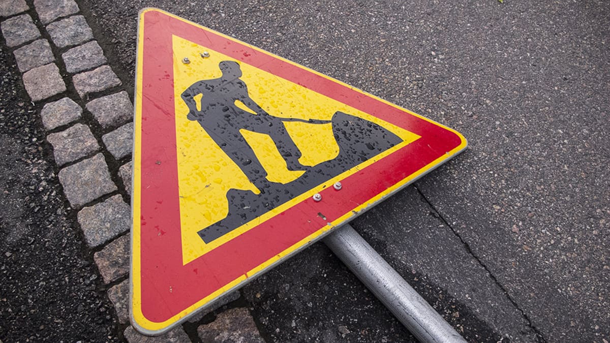 Tietyömaan liikennemerkki