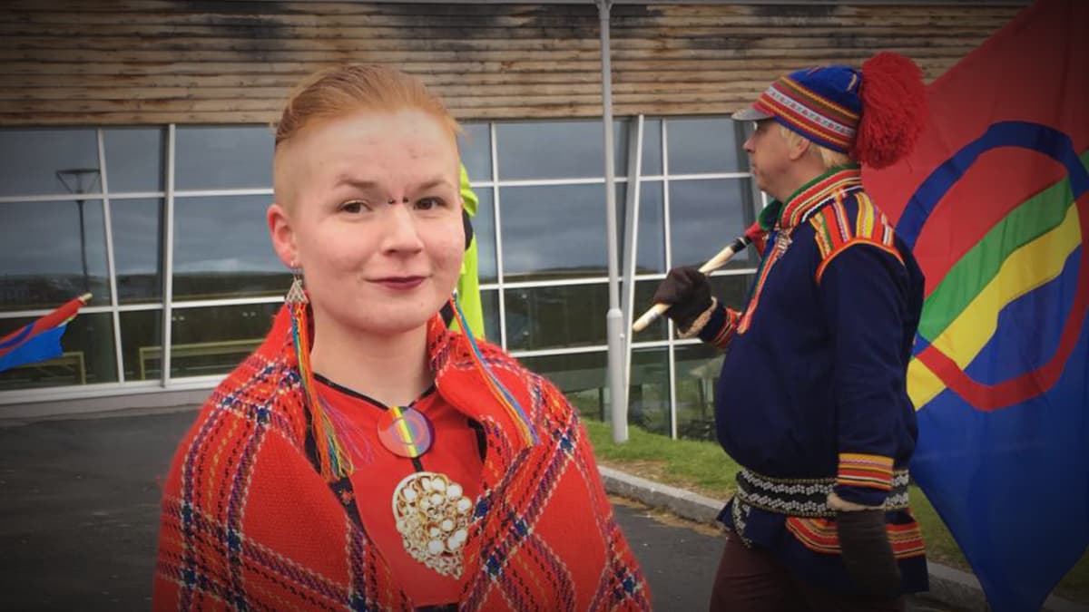 Anne Olli Sápmi Pridest -16 Kuovdâkiäinust