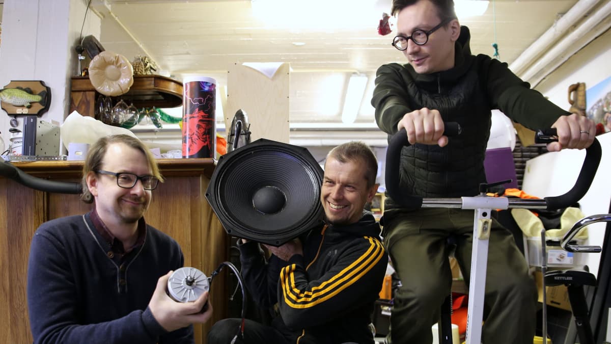 Janne Käpylehto, Kimmo Pohjonen ja Tuomas Norvio muodostavat Energy Soundscapes -teoksen ydinryhmän.