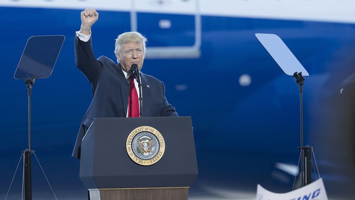 Yhdysvaltain presidentti Donald Trump 