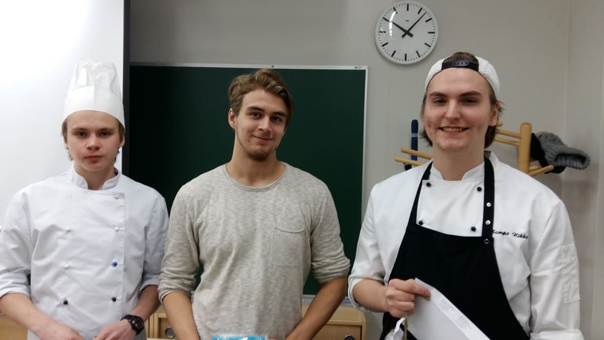 Eetu Huuhka, Werneri Laaksonen ja Sampo Nikko voittivat Suomi 100 -kokkikisan yleisöäänestyksen