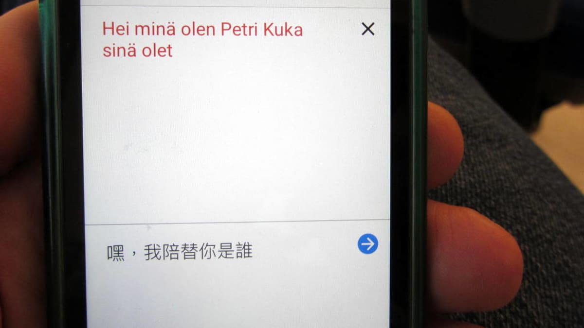 Käännös suomesta kiinaksi