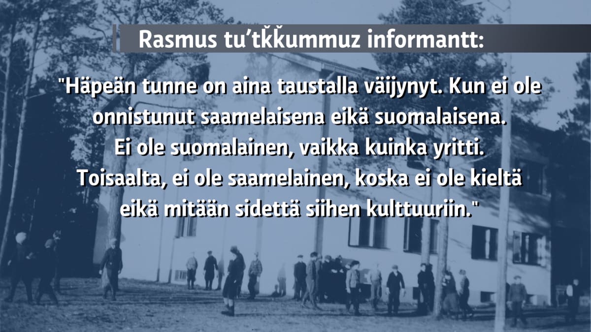 Minna Rasmuksen tutkimuksen informantti