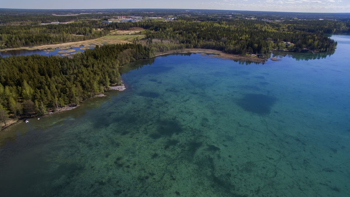 Littoistenjärvi Kaarinassa 21. toukokuuta
