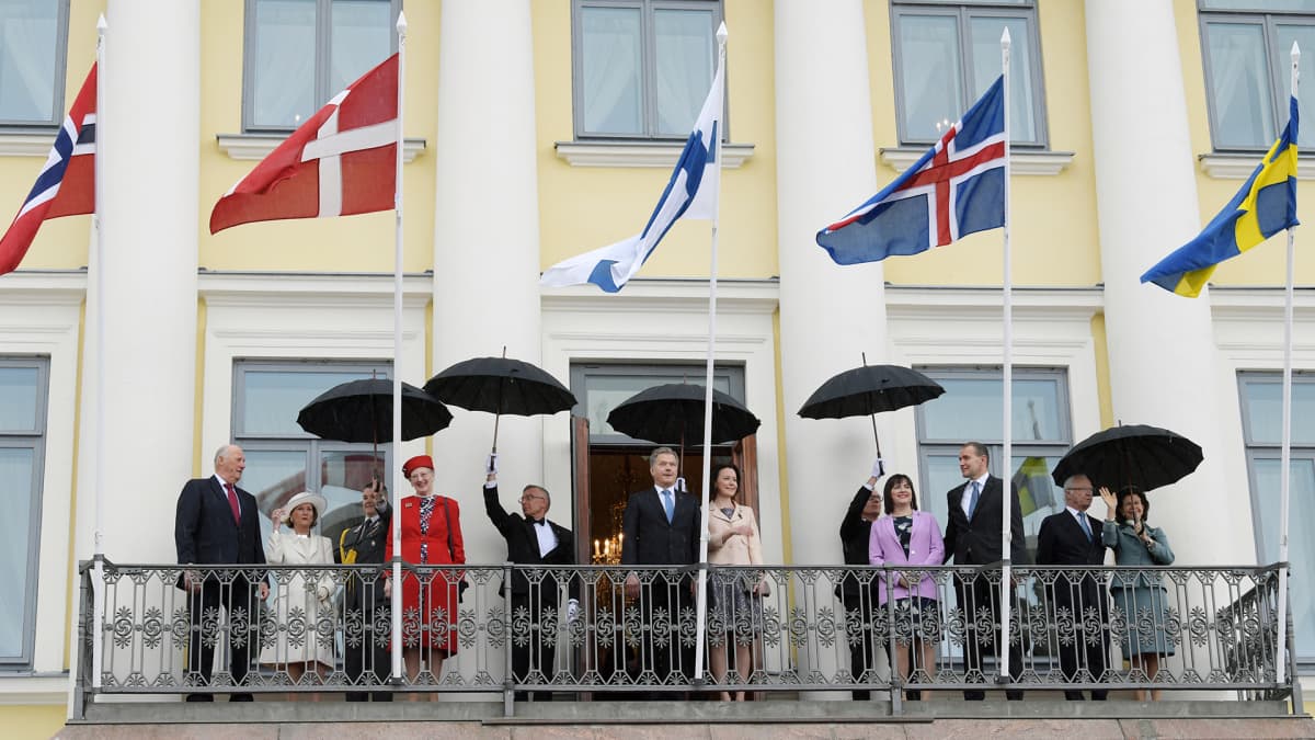 Pohjoismaiden valtionpäämiehet vierailevat helsingissä.