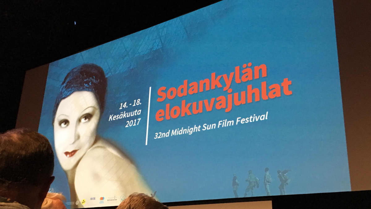 Sodankylän elokuvajuhlien ison teltan valkokangas 2017