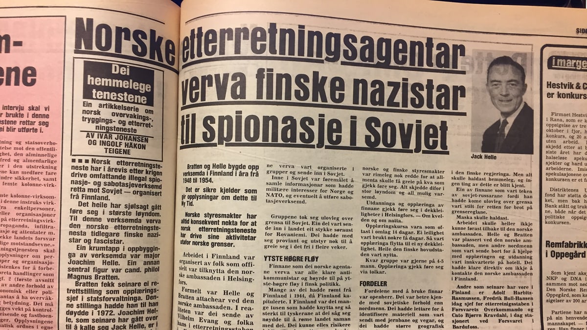 Vanha sanomalehti Ny Tid.