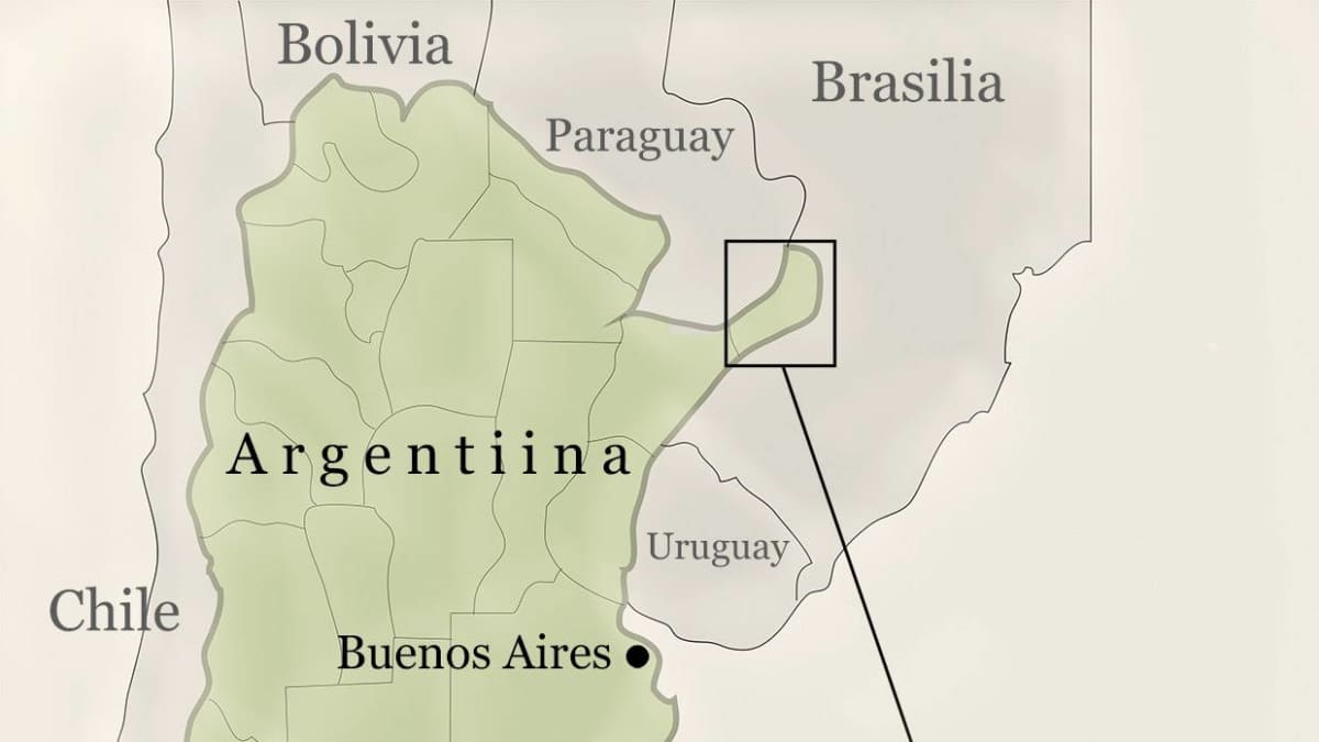 Kartta Argentiina