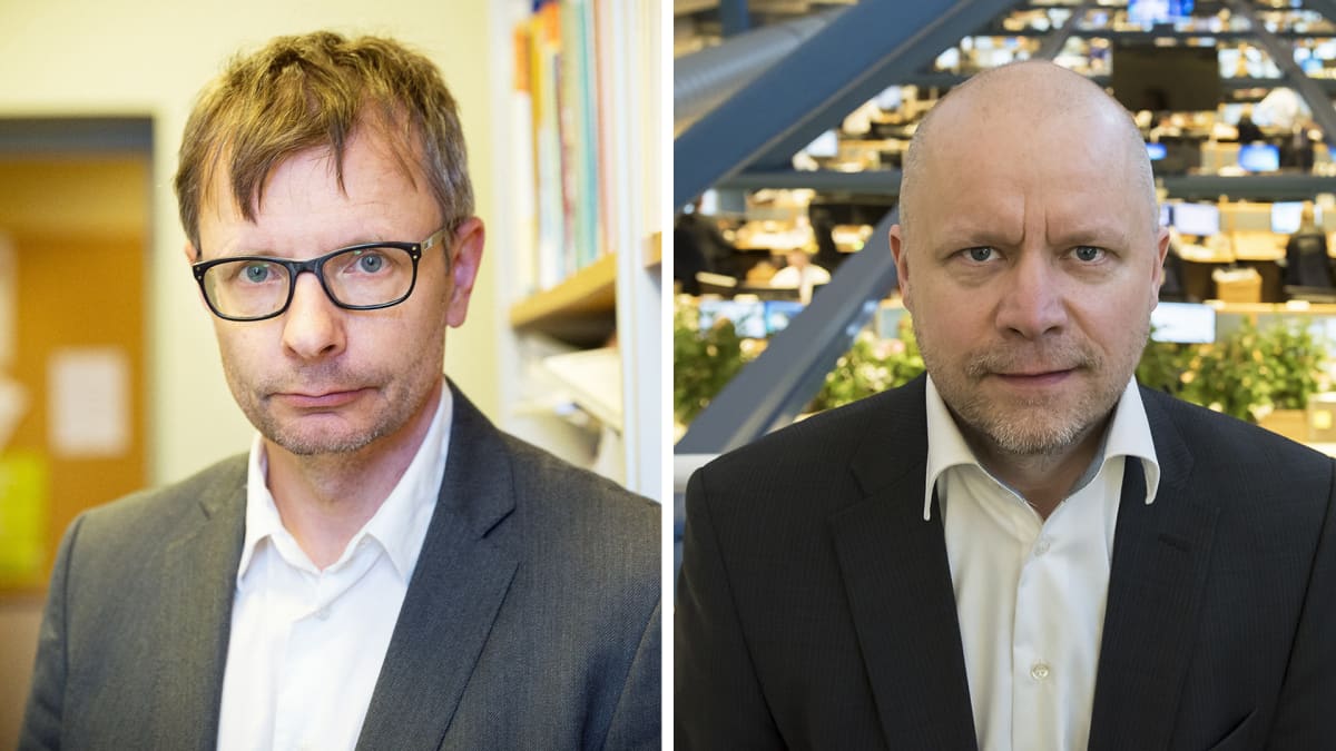 Heikki Hiilamo ja Aki Kangasharju.