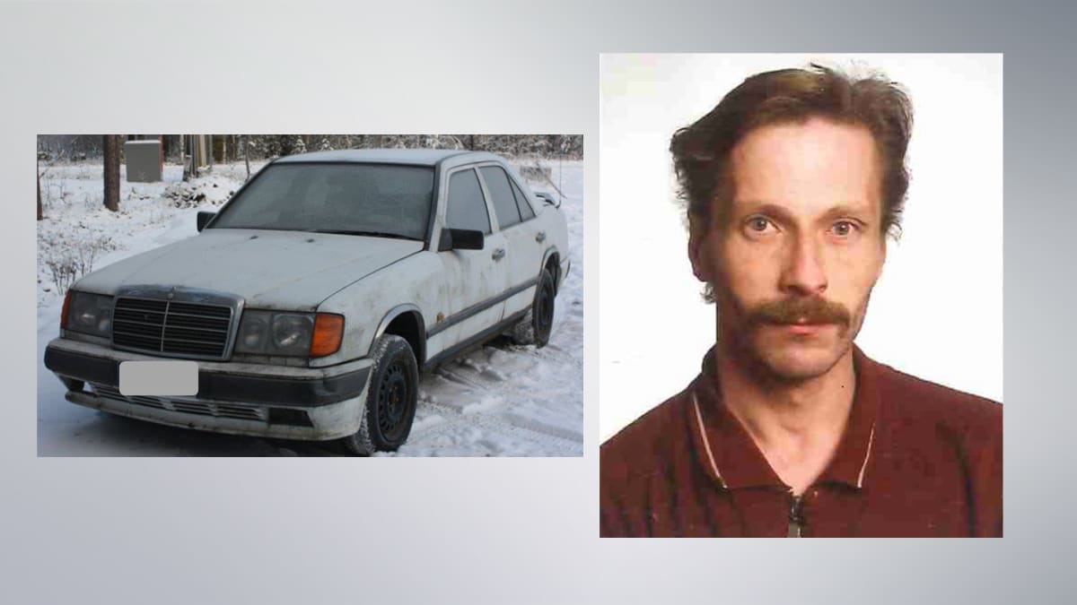 Vuonna 2006 kadonnut Juha Laitinen ja katoamiseen liittyvä valkoinen Mercedes Benz.