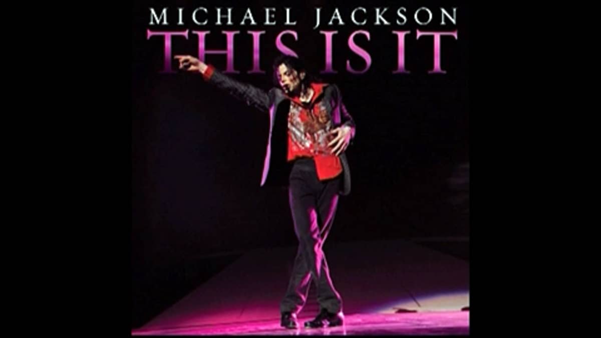Kuva Michael Jacksonin This Is It -albumin kansi.
