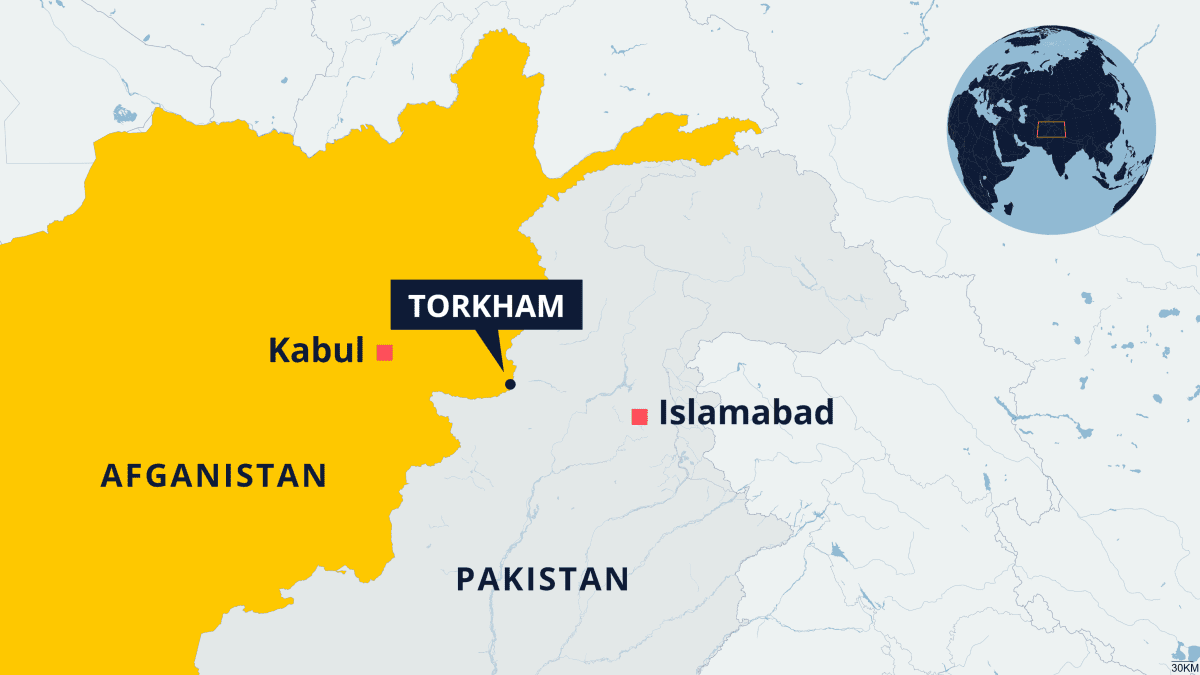 Torkham Afganistan kartta