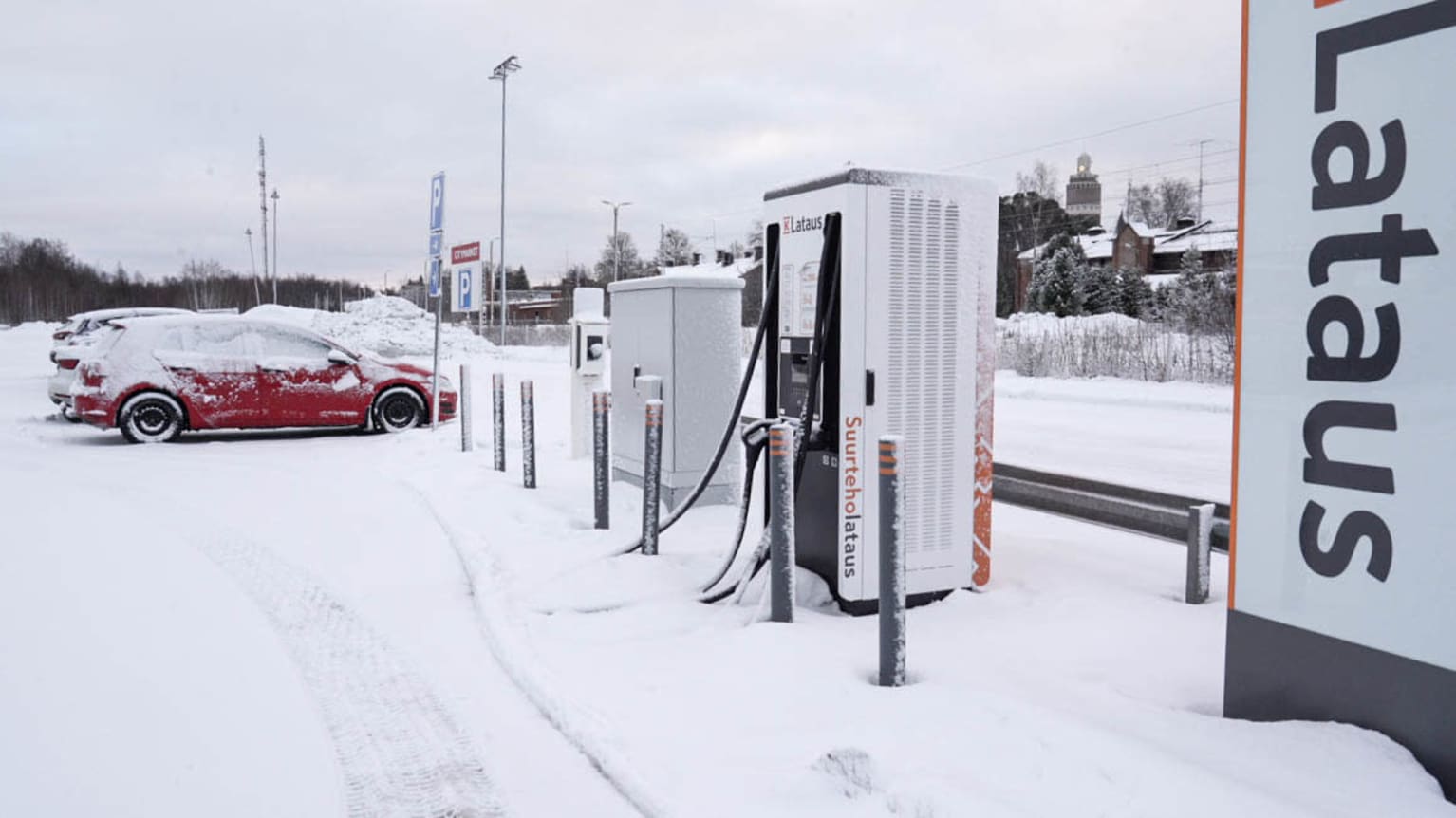 Typical electric store car range