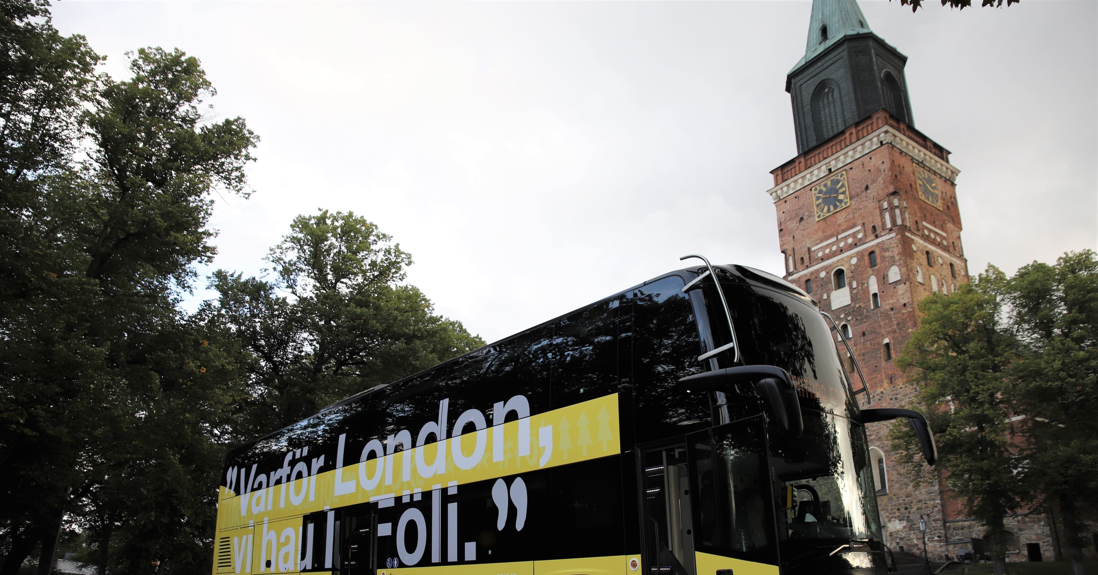 Lontoo Kokemus On Mahdollista Nyt Turussakin Kaksikerrosbusseista Matkailuvaltti Ja Nahtavyys Yle Uutiset