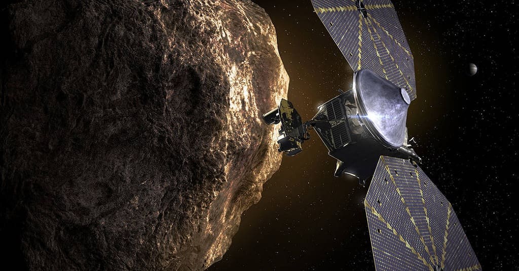 Lucy-luotain lähti flipperipallona asteroidipilviin – kahdeksalta kivenmurikalta haetaan tietoa aurinkokuntamme nuoruudesta