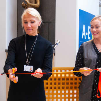 Nu är volontäverksamheten OLKA på Vasa centralsjukhus invigd