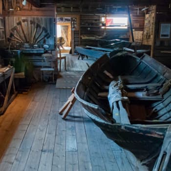 En rundtur i Kvarkens båtmuseum