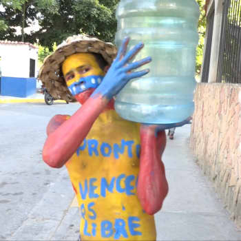 Venezuelan surullinen ja masentava maisema
