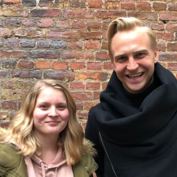 Malena Snellman från Nykarleby provar på ståuppkomik